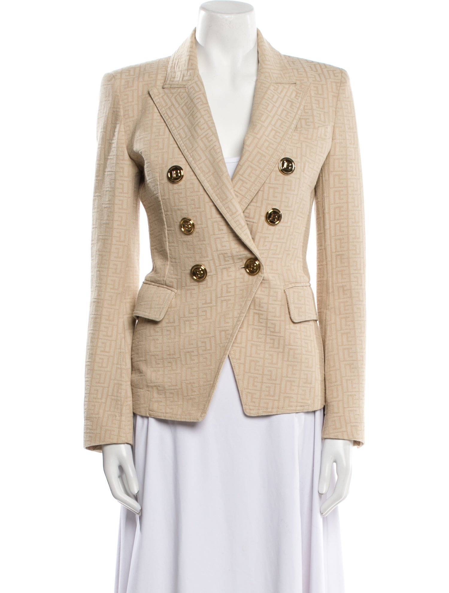 Balmain Striped Blazer