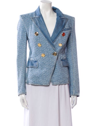 Balmain Printed Blazer