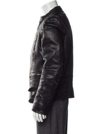Balmain Lambskin Moto Jacket