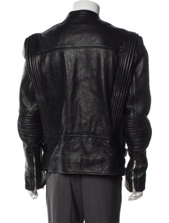 Balmain Lambskin Moto Jacket