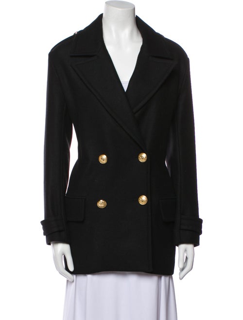 Balmain Virgin Wool Peacoat