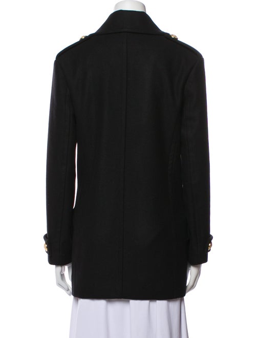 Balmain Virgin Wool Peacoat