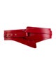 Balmain Wide Leather Waist Belt