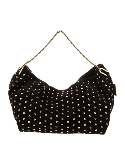 Balmain Suede Shoulder Bag