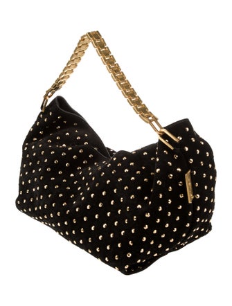 Balmain Suede Shoulder Bag