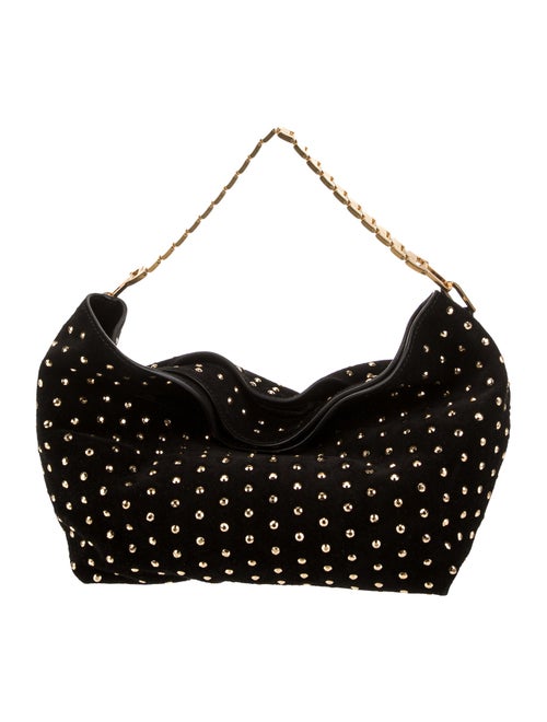 Balmain Suede Shoulder Bag
