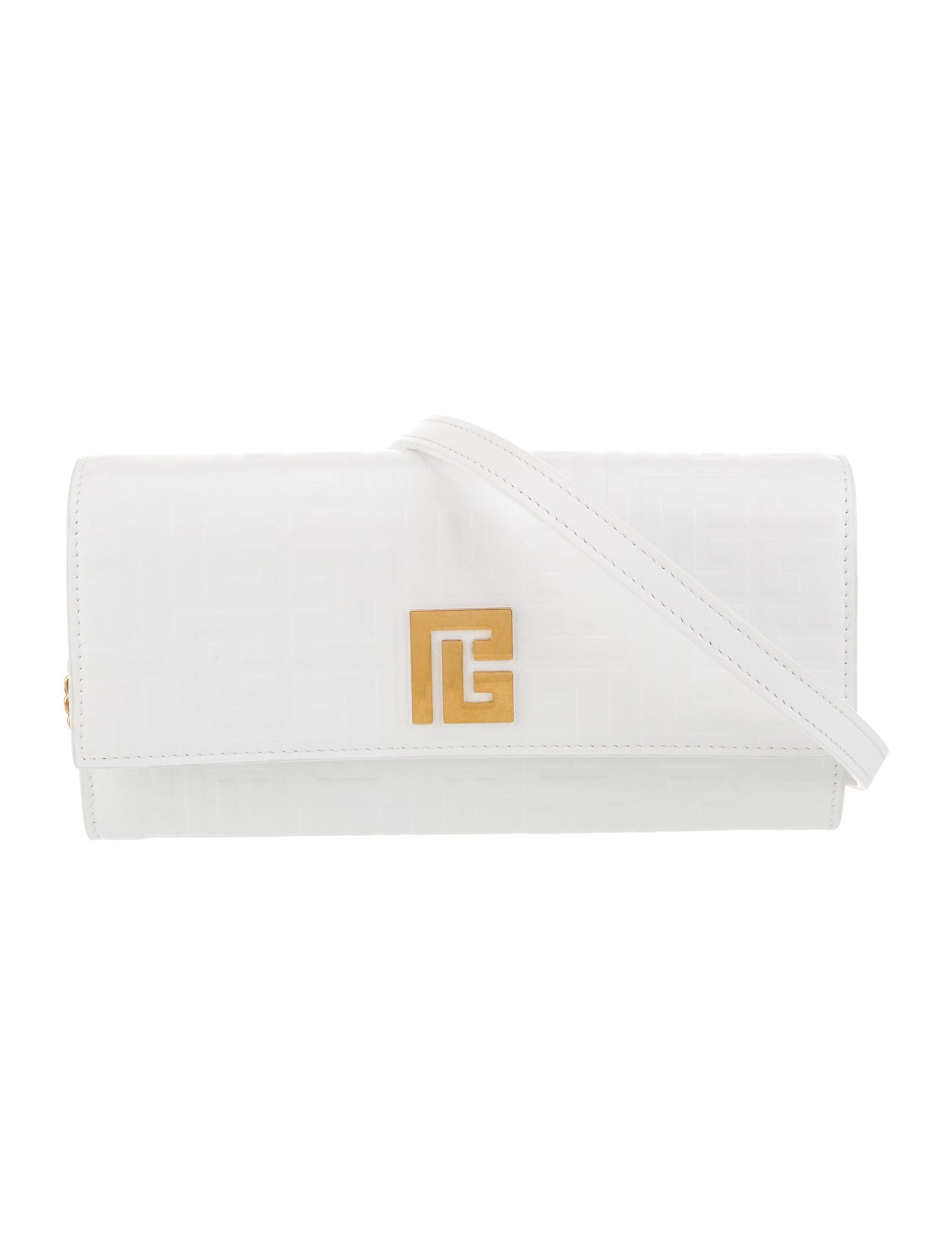 Balmain Leather Shoulder Bag