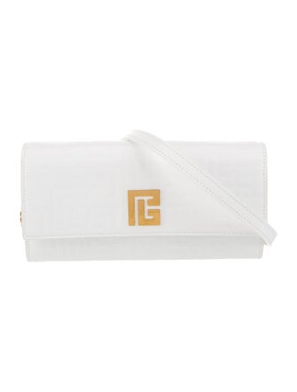 Balmain Leather Shoulder Bag