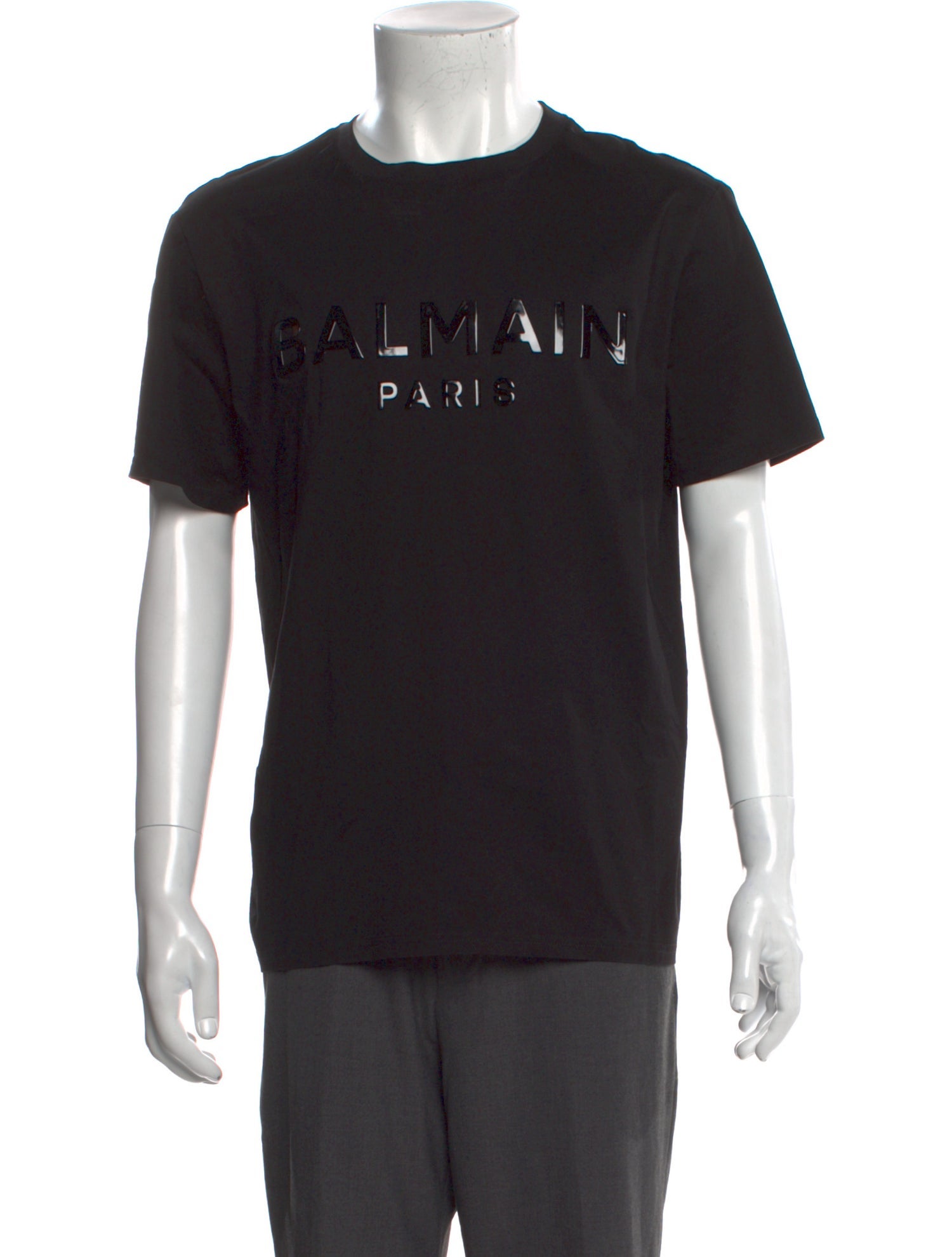 Balmain Graphic Print Short Sleeve Shirt