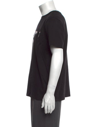 Balmain Graphic Print Short Sleeve Shirt