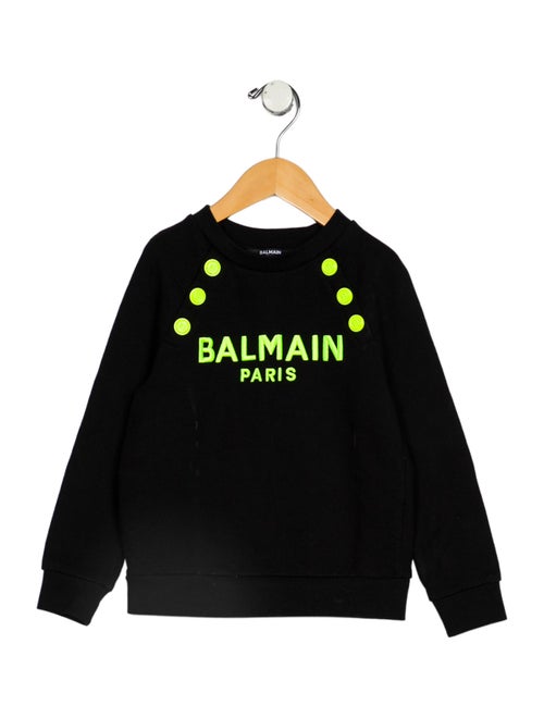 Balmain Girls' Graphic Print Sweatshirt