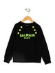 Balmain Girls' Graphic Print Sweatshirt