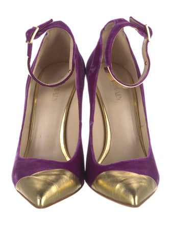 Balmain Velvet Pumps