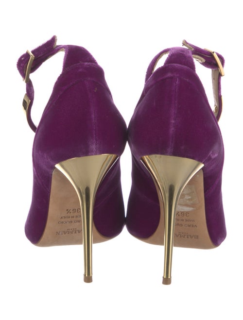 Balmain Velvet Pumps