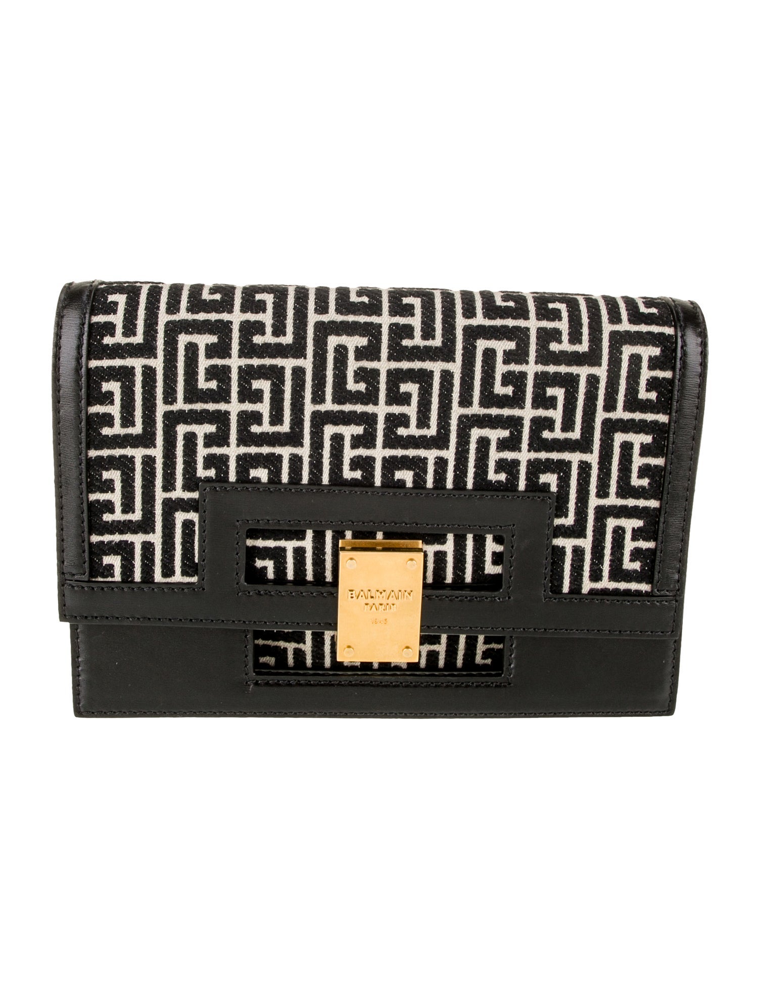 Balmain Leather Clutch