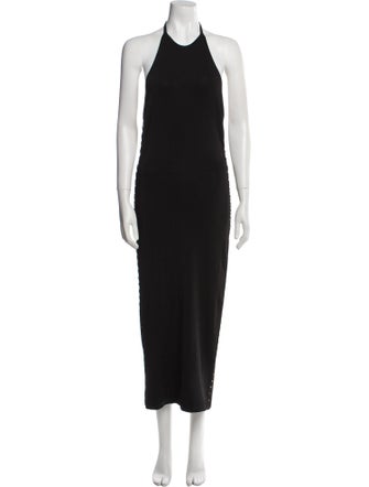 Balmain Halterneck Long Dress