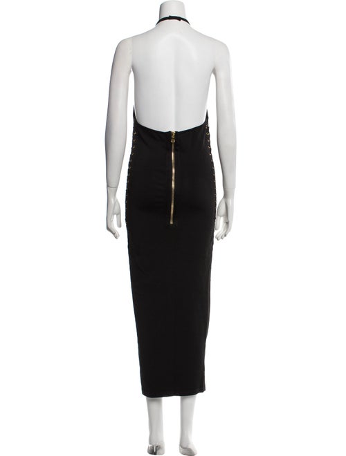 Balmain Halterneck Long Dress