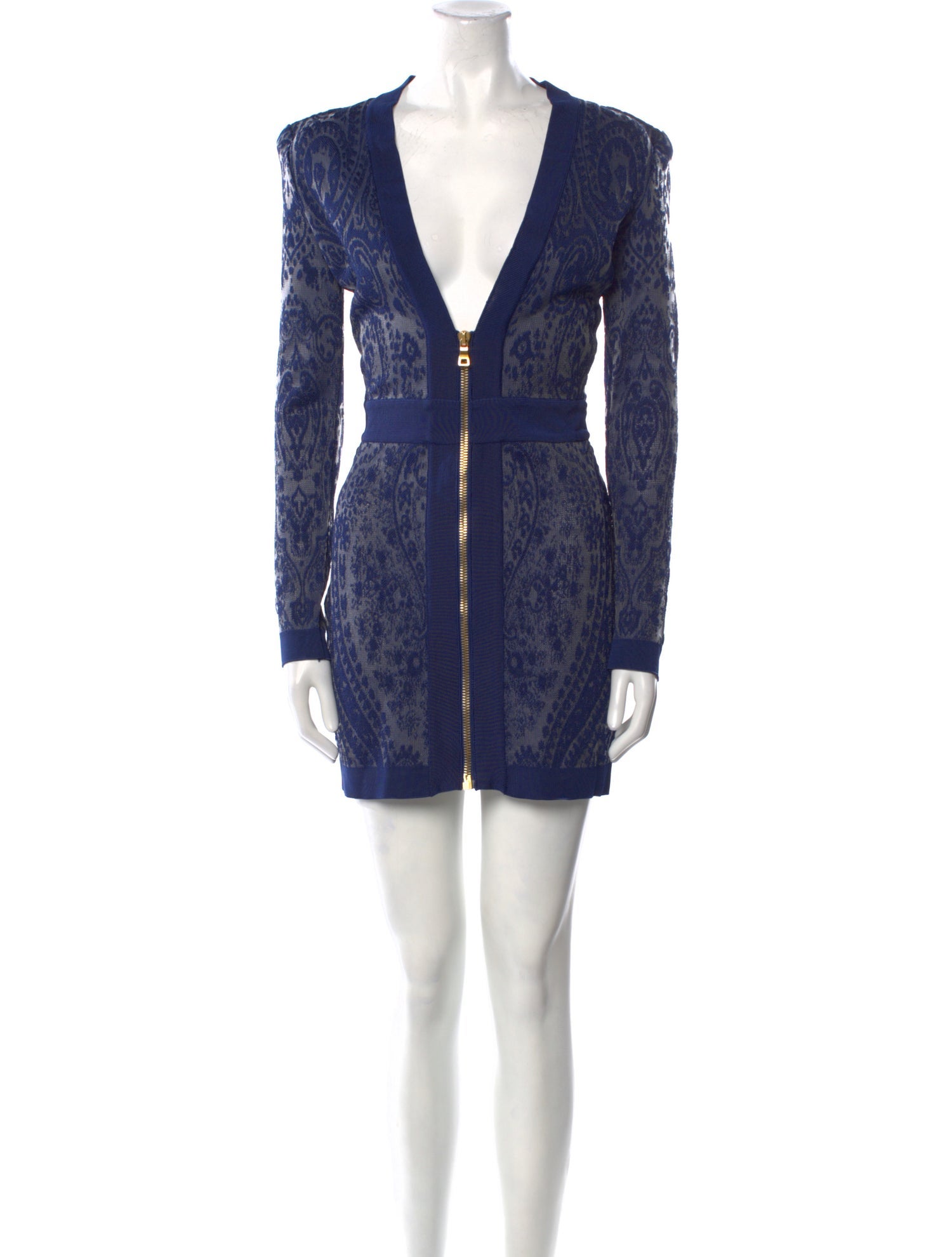 Balmain Printed Mini Dress