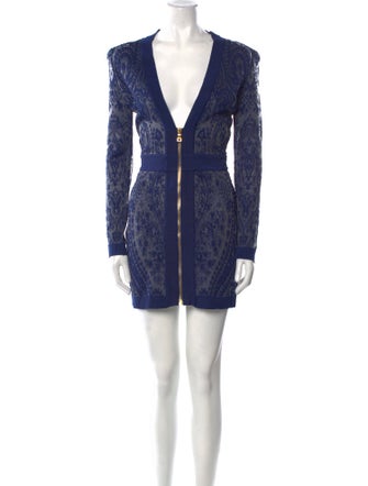 Balmain Printed Mini Dress