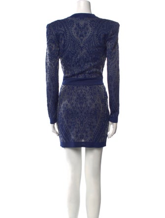 Balmain Printed Mini Dress