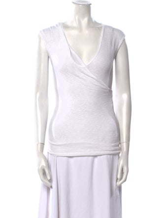 Balmain V-Neck Sleeveless Top