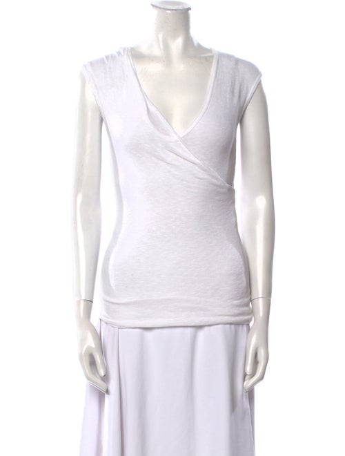 Balmain V-Neck Sleeveless Top