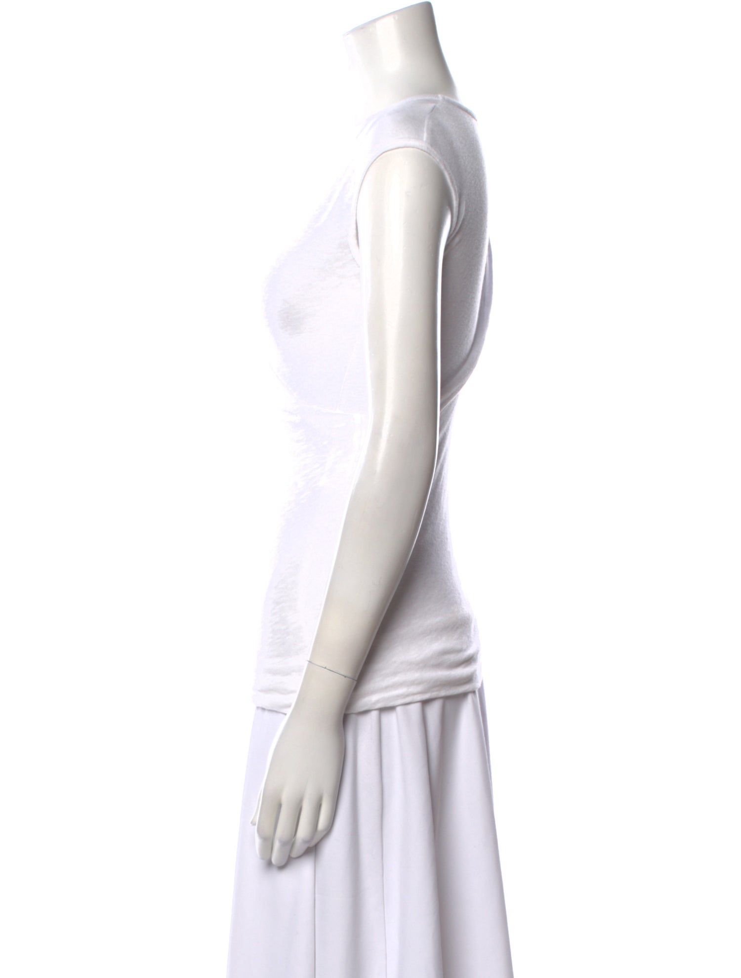 Balmain V-Neck Sleeveless Top