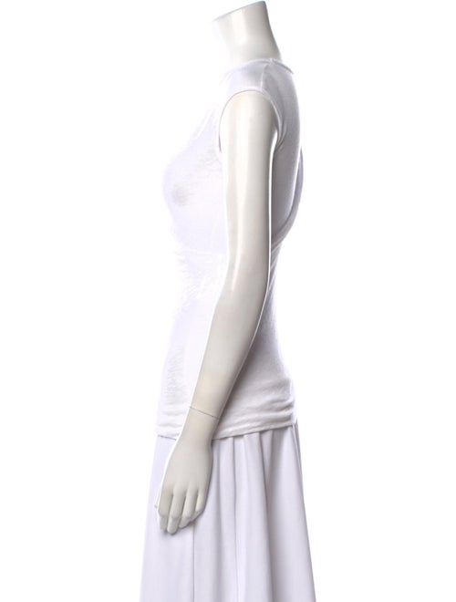 Balmain V-Neck Sleeveless Top