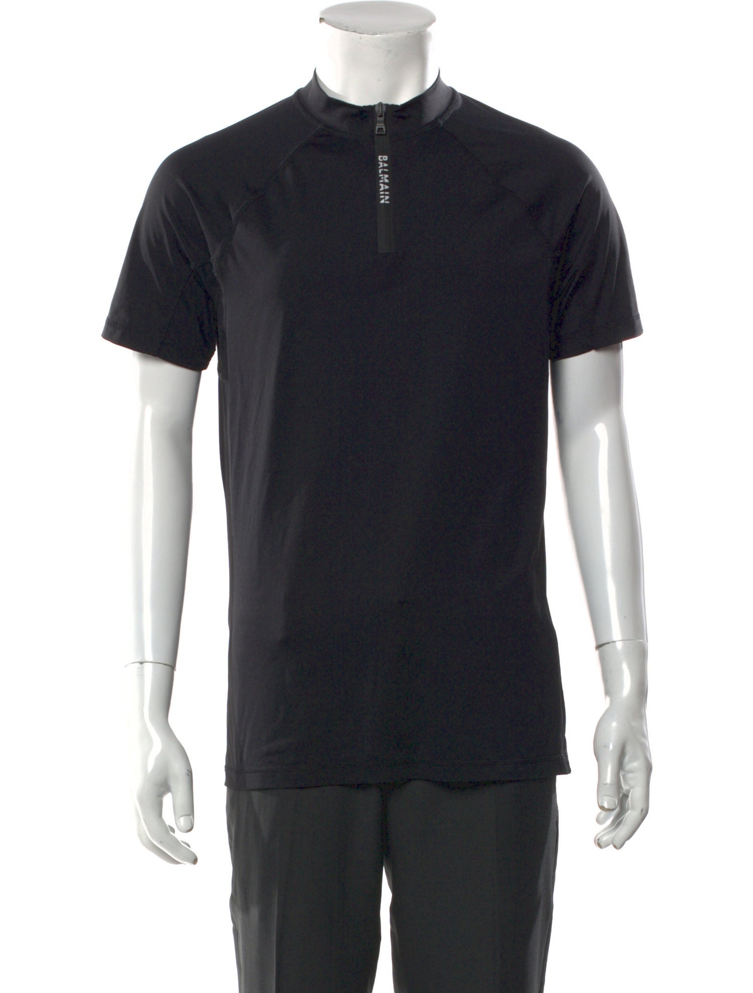 Balmain Crew Neck Short Sleeve Henley