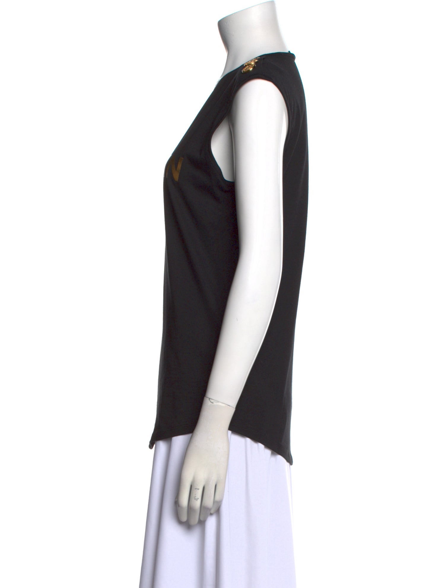 Balmain Graphic Print Crew Neck T-Shirt