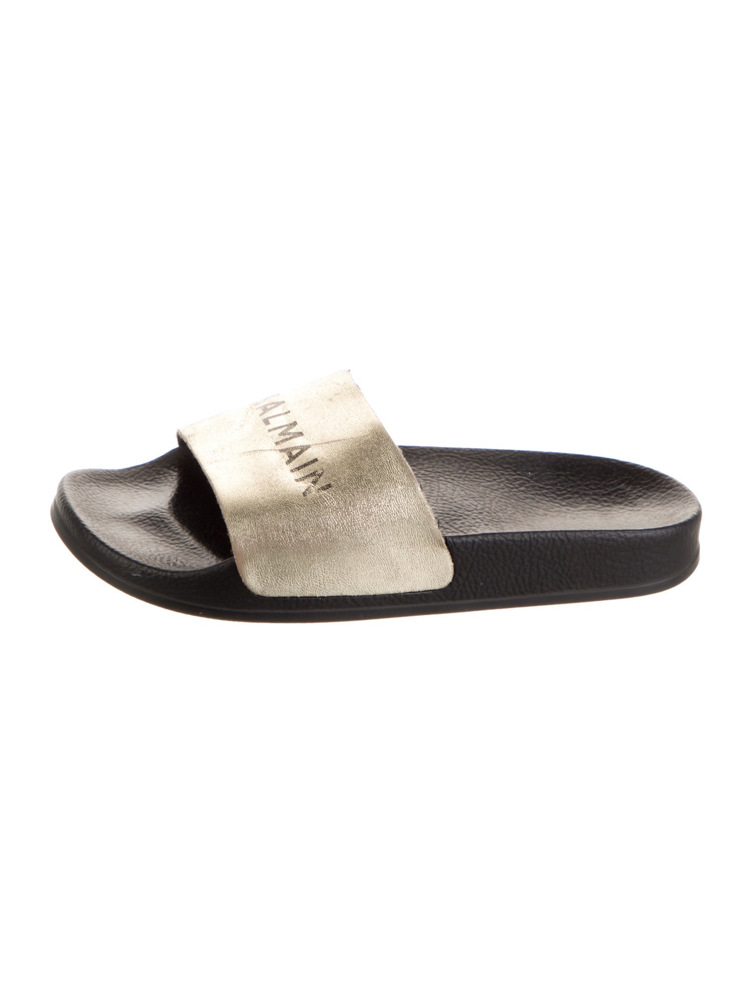 Balmain Rubber Patterned Slides