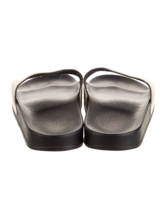 Balmain Rubber Patterned Slides