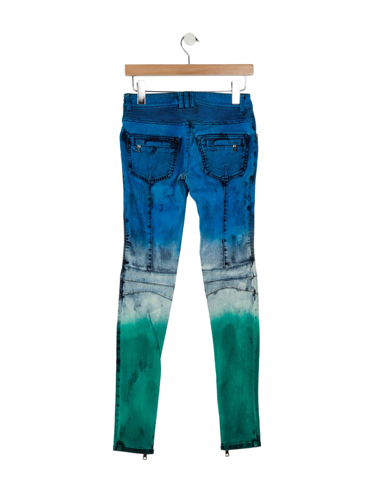 Balmain Low-Rise Skinny Leg Jeans