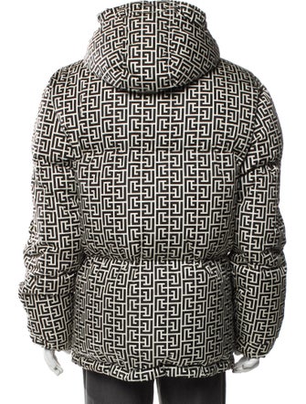 Balmain Printed Puffer Coat