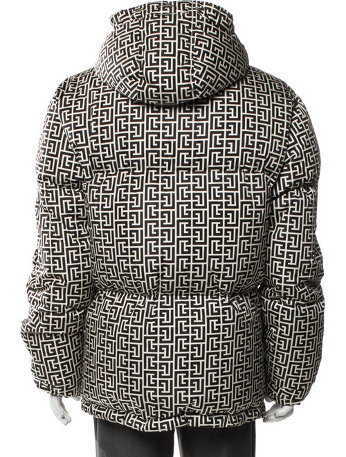 Balmain Printed Puffer Coat