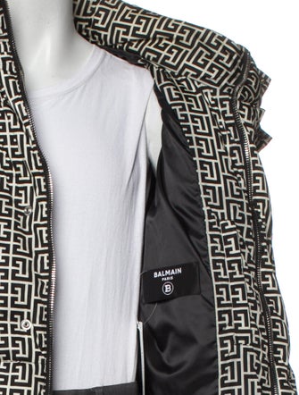 Balmain Printed Puffer Coat