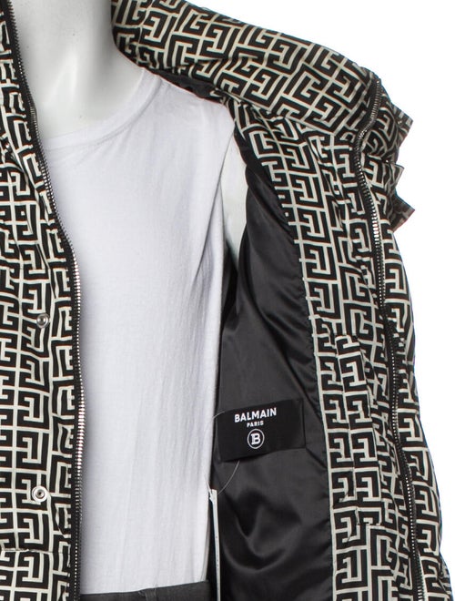 Balmain Printed Puffer Coat