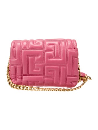Balmain Leather Soft Shoulder Bag Mini