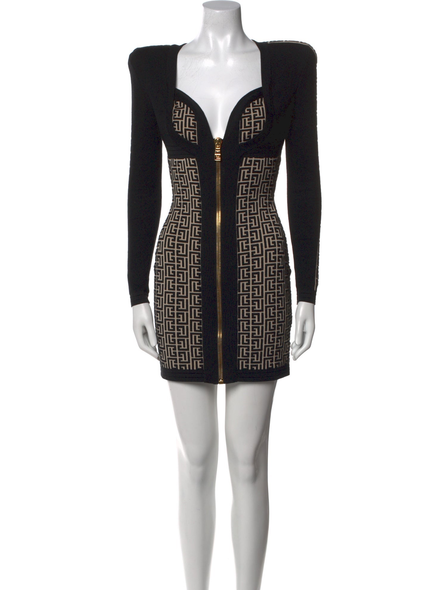 Balmain Printed Mini Dress