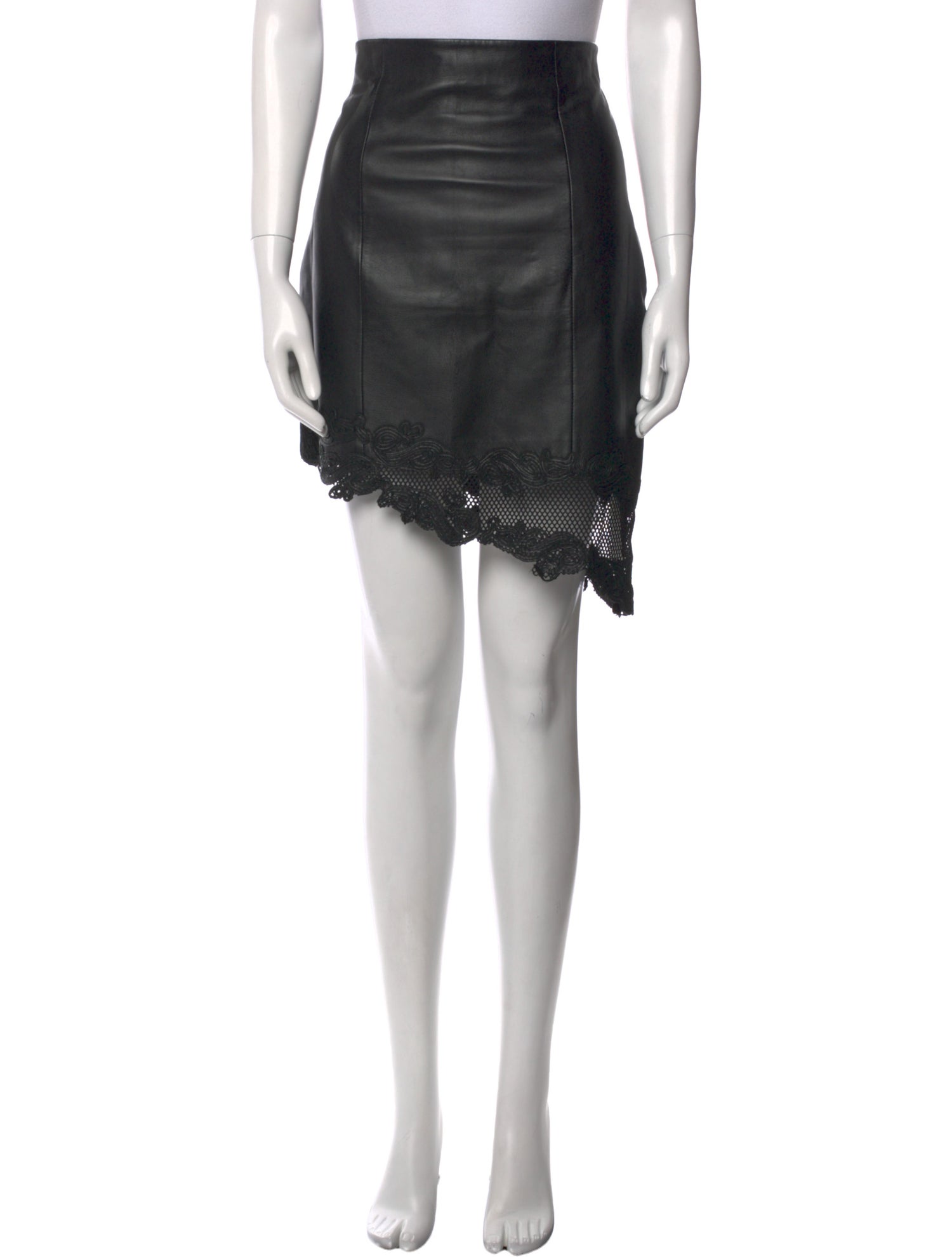Balmain Lambskin Mini Skirt