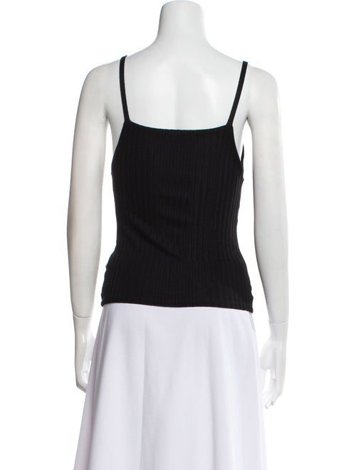 Balmain Square Neckline Sleeveless Top