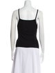 Balmain Square Neckline Sleeveless Top