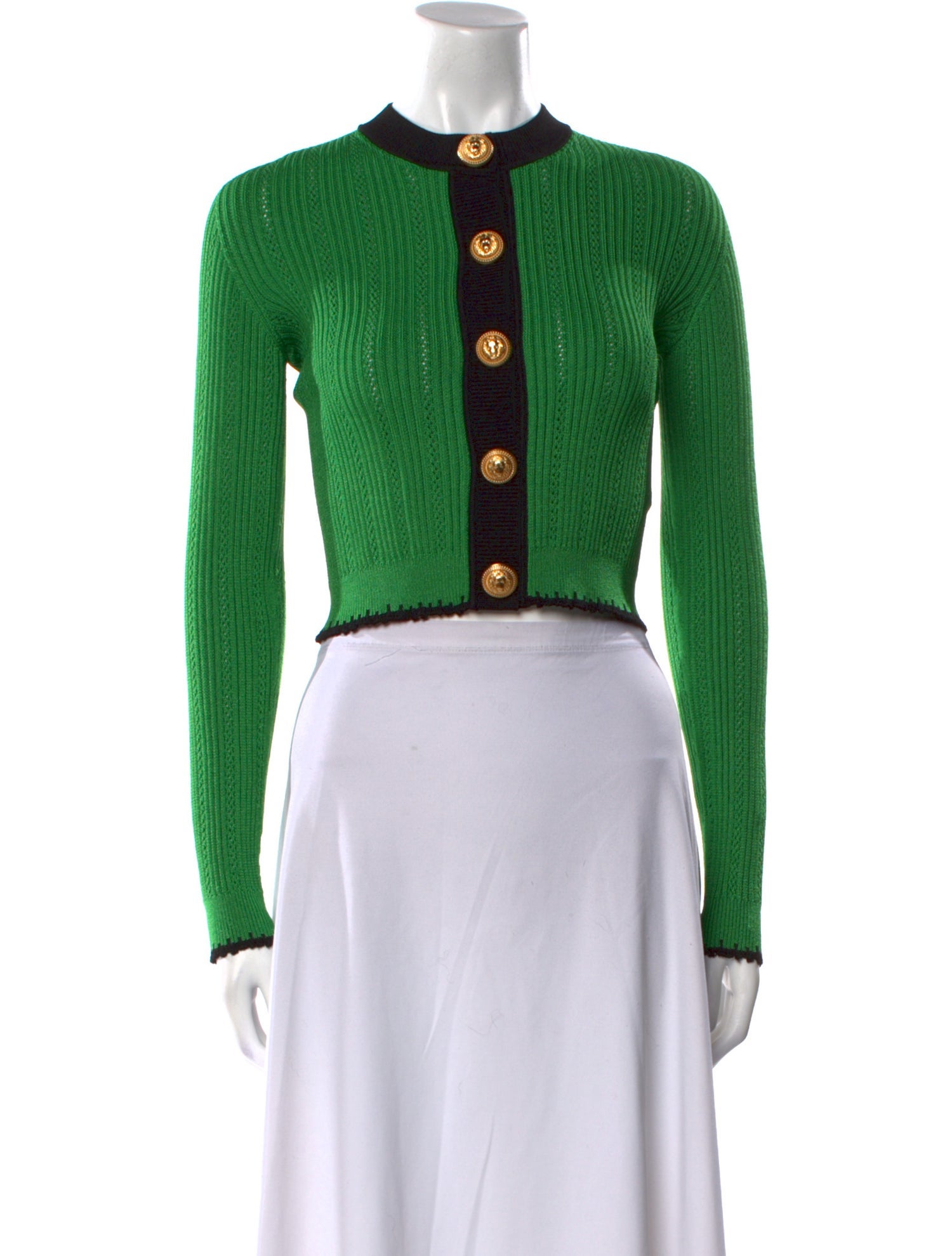 Balmain Mock Neck Sweater