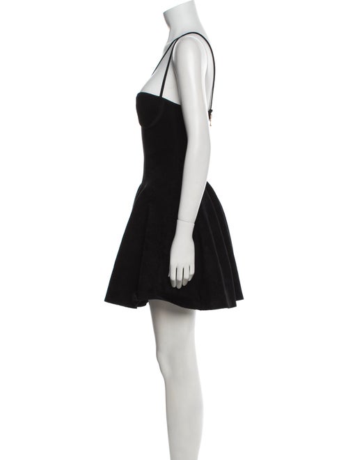 Balmain Square Neckline Mini Dress