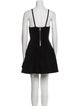 Balmain Square Neckline Mini Dress