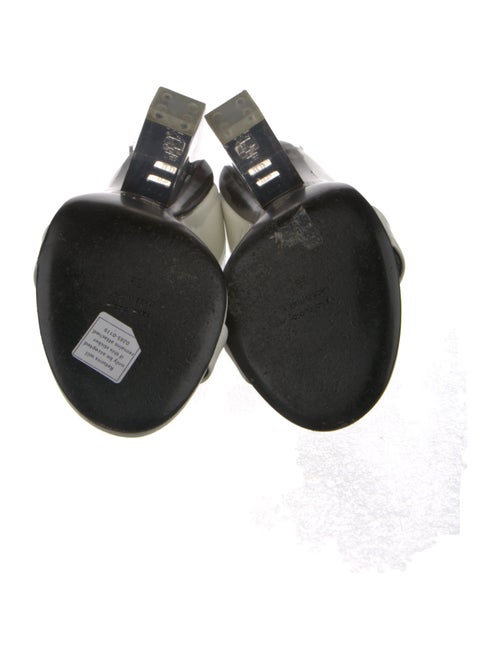 Balmain Patent Leather Slides