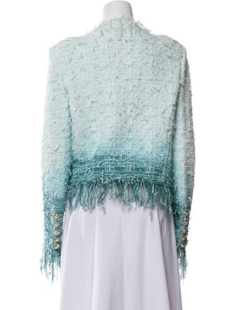 Balmain Tweed Tweed Pattern Jacket