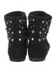 Giuseppe Zanotti x Balmain Suede Crystal Embellishments Boots