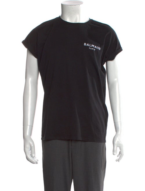 Balmain Graphic Print Crew Neck T-Shirt