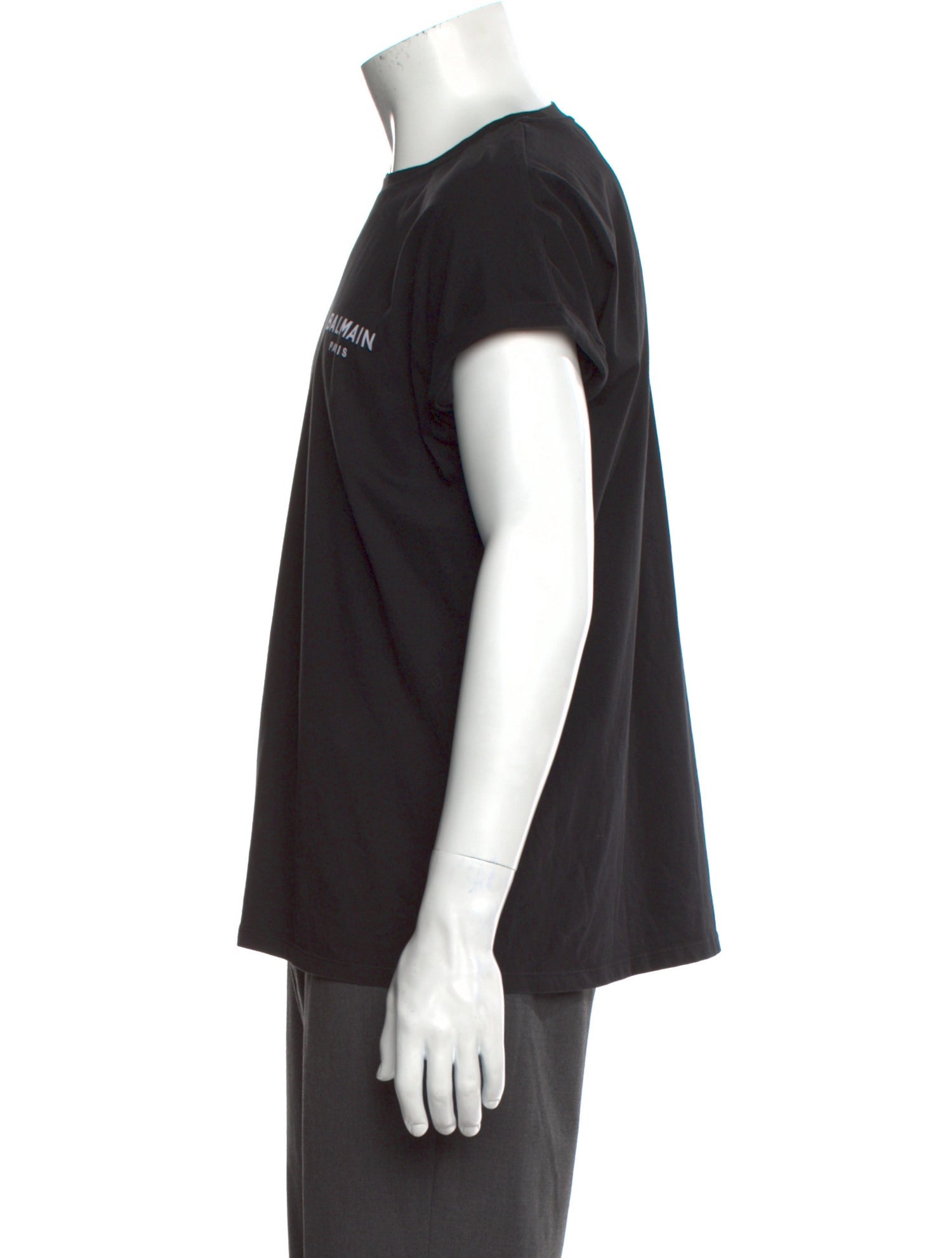 Balmain Graphic Print Crew Neck T-Shirt